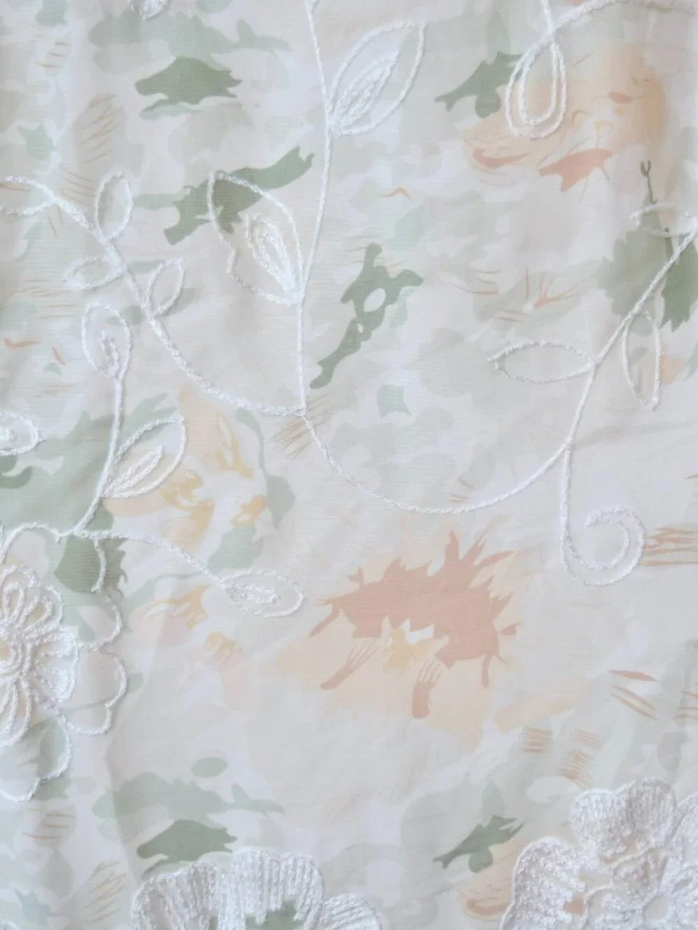 Beige Orange Green Flora Qipao Long Dress - Chinese Traditional Cheongsam